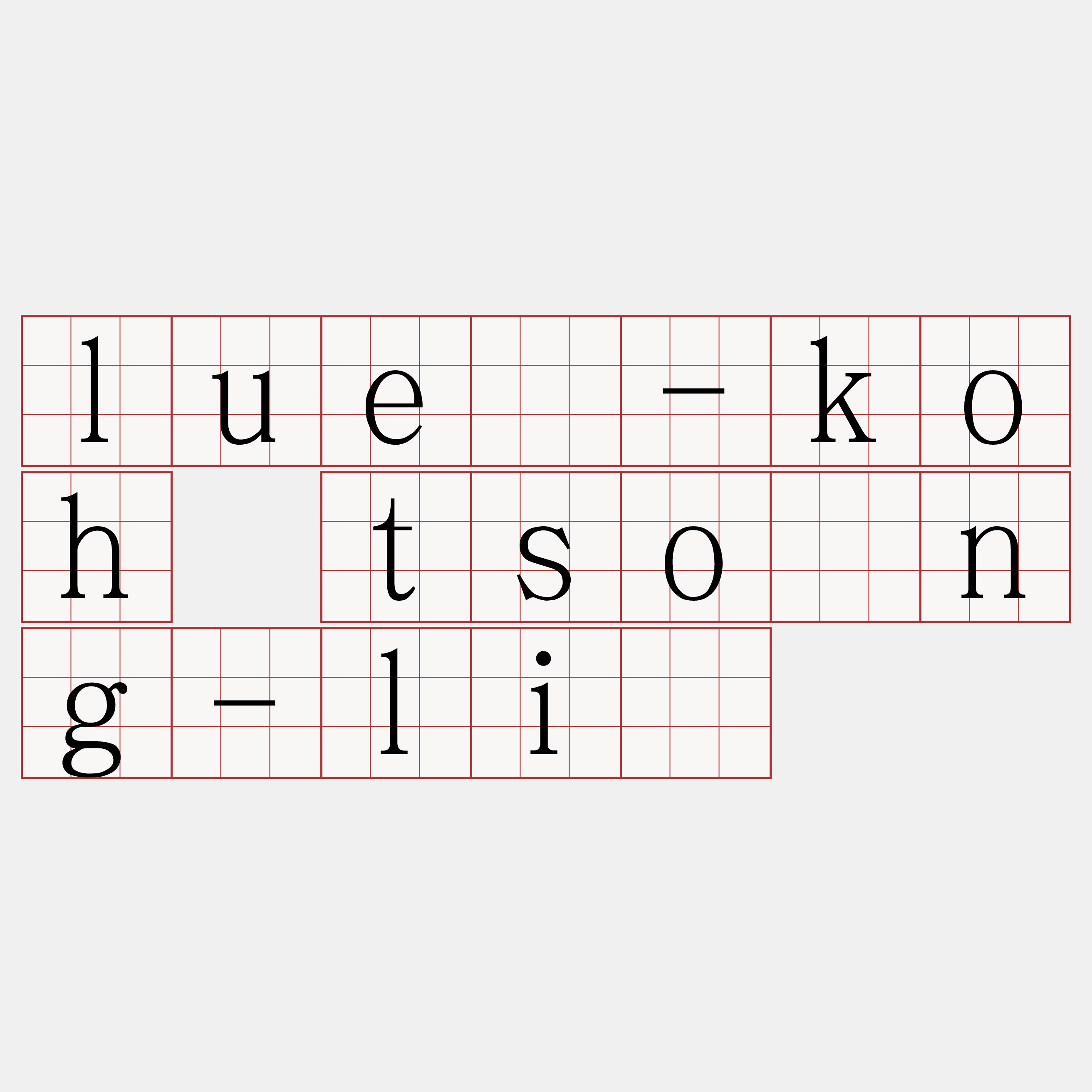 luē-koh tsóng-lí